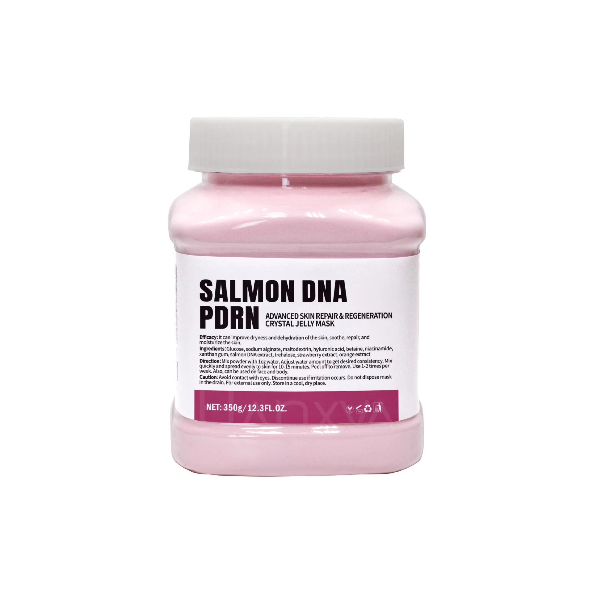 Salmon DNA PDRN Crystal Soft Powder Hydrating Jelly Face Mask - Deeply Moisturizing & Enhances Skin Elasticity
