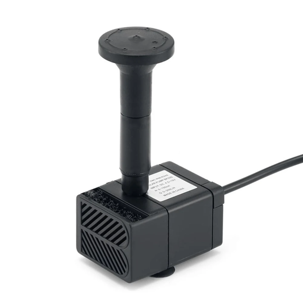 5W 5V Solar Power Panel Water Pump Garden Decoration with Stake Solar Panel Water Pump Watering System 180L/h Kits for Fish Tank