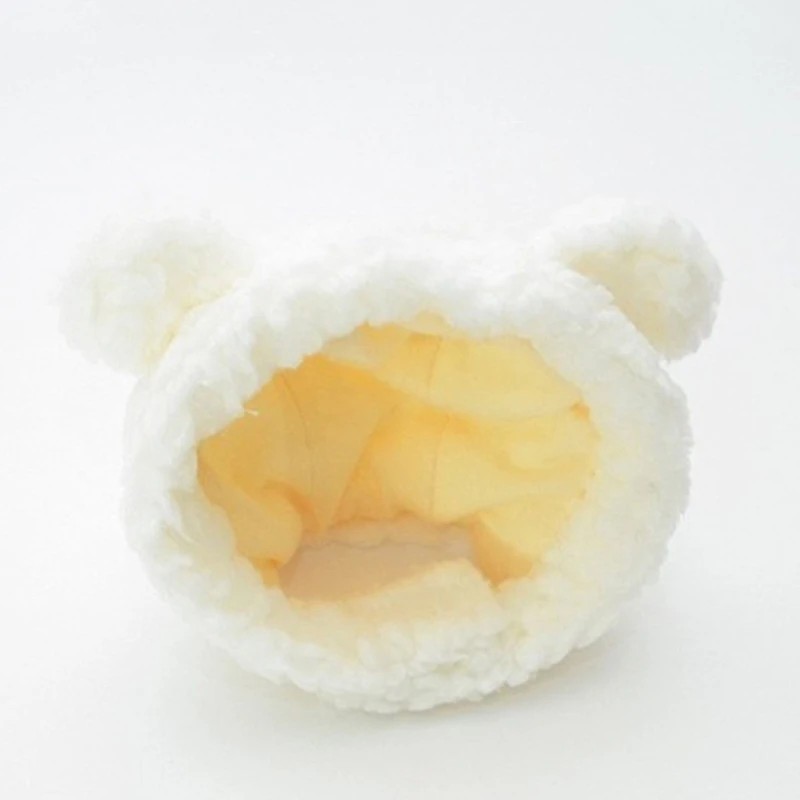 Hat Pet Neck & Ear Warmer Bear Cap with Ears Party Costume Accessories