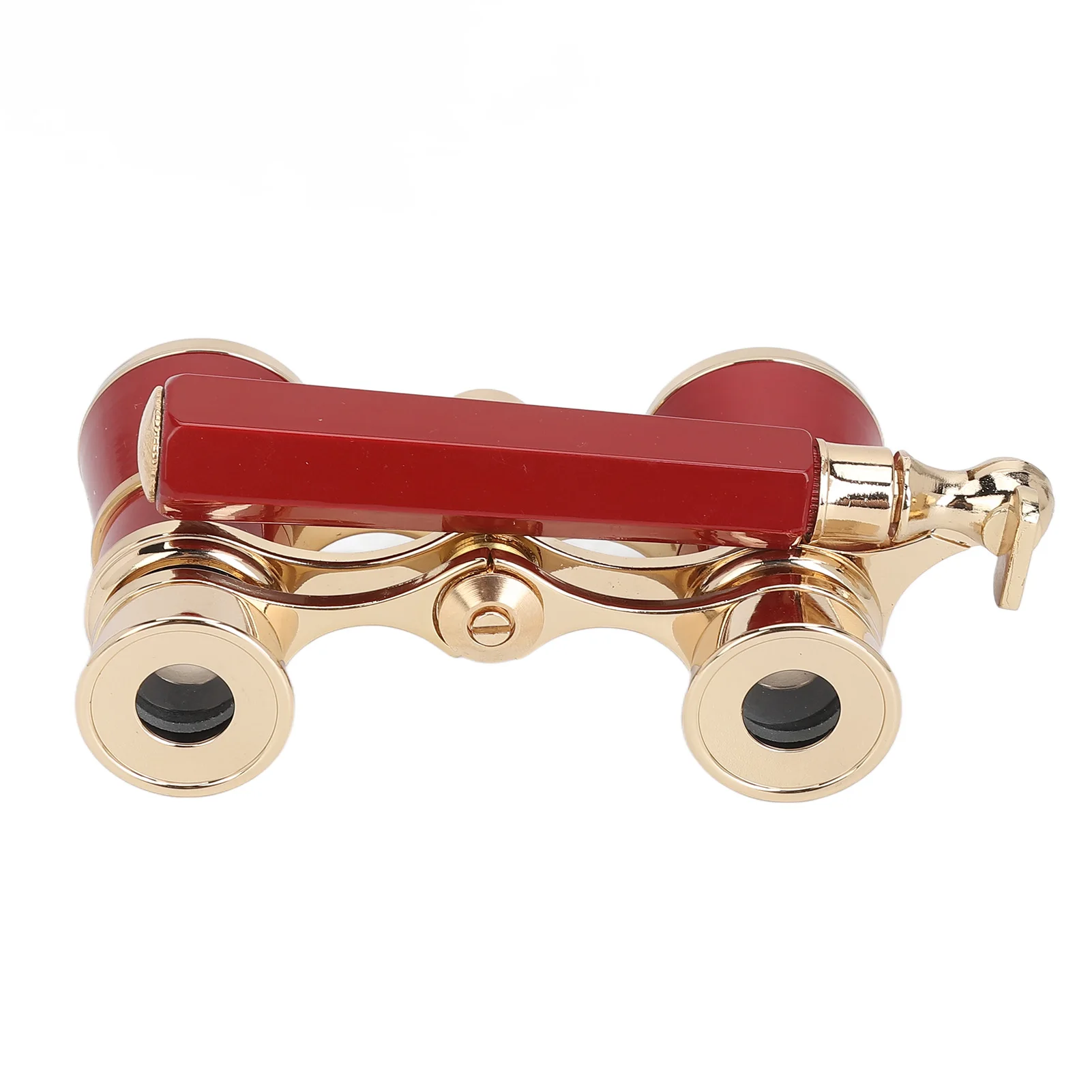 Opera Glasses BinocularsHandle 3X25 Metal Portable Theater Glasses for Watching Drama Stage Play Art Performance