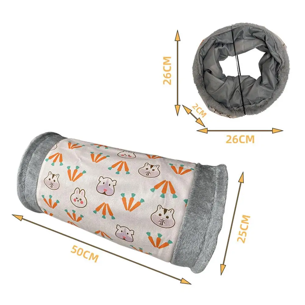 Hamster Toy Maze Hamster Cage Tunnel Small Pet Tunnel Guinea-Pig Rabbit Tunnel-Tube Toys Bunny Hamster Hideout Small Animal Activity Tunnels Hideaway Accessoies Pet Products