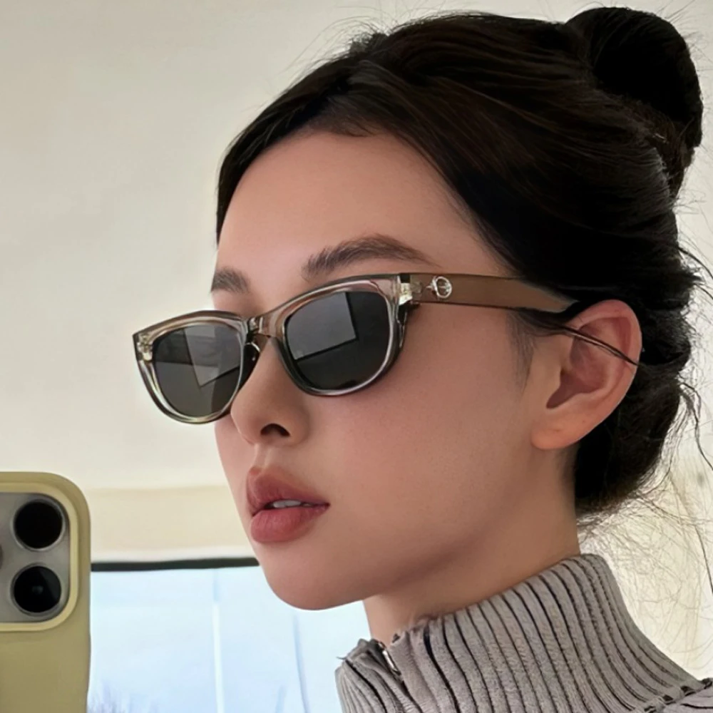 

Vintage Oval Frame Sunglasses Women Men Clear Grey Green Shades Sun Glasses Driver Outdoor Beach Fashion Eyewear