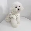Warm Winter Pet Dog Clothes Teddy Flower Cotton Puppy Dress Thickened and Warm Puppy Feet Coat Pet Fashion Cardigan XS-XL 4
