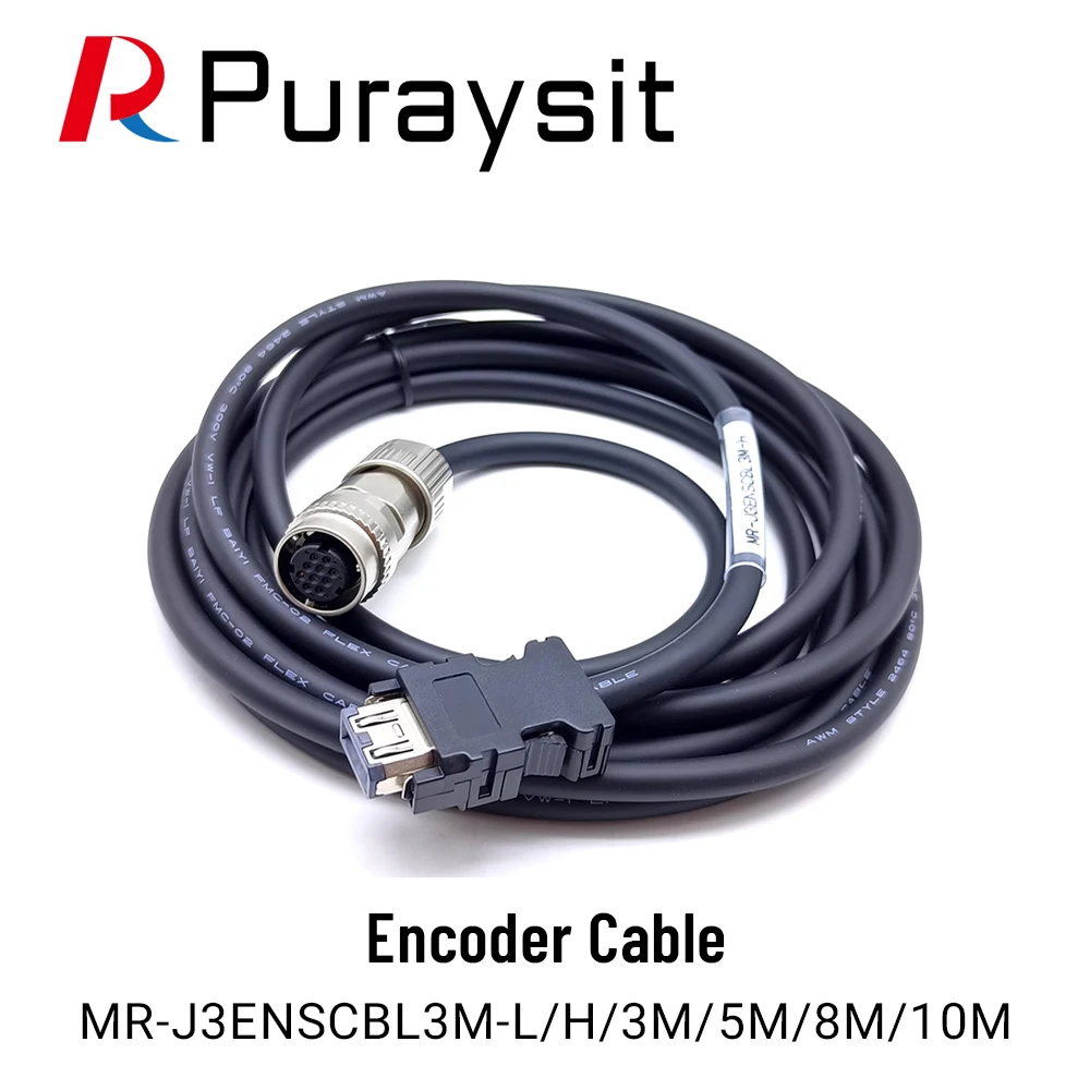Cabo do Codificador do Servo Motor de Alta Potência para Mitsubishi Mr-j3enscbl3m-l Mr-j3enscbl8m-l Mr-j3enscbl10m-l Mr-j3 j4 je Serial