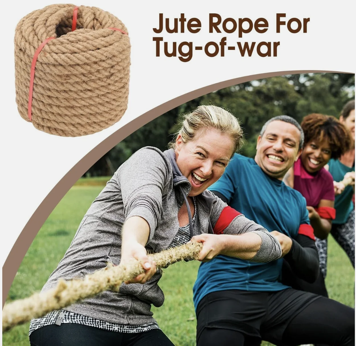 Jute Rope 24mm x 10M Natural for DIY Gifts Wrapping