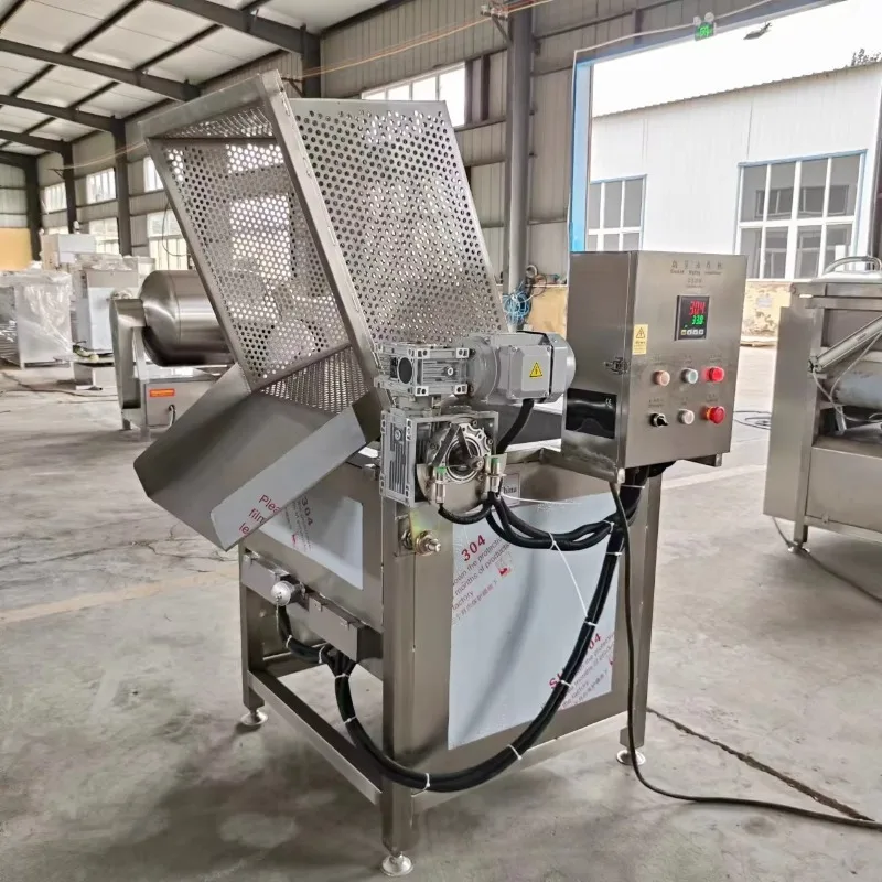 Friggitrice Industriale Automatica a Gas per Snack e Carne, Personalizzabile per Fabbriche di Lavorazione Alimentare, Ideale per Chifles e Patatine - immagine 3