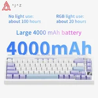 AJAZZ AK820 / AK820Pro Gaming Mechanical Keyboard 75% 82 Keys Wired Single Mode/Bluetooth Wireless Gamer Keyboard for Laptop PC - Image 4