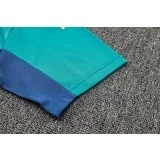 Adidas Soccer Jerseys Men Performance Comfortable Short-sleeved Breathable Durable Fashionable Training Suit Green Blue