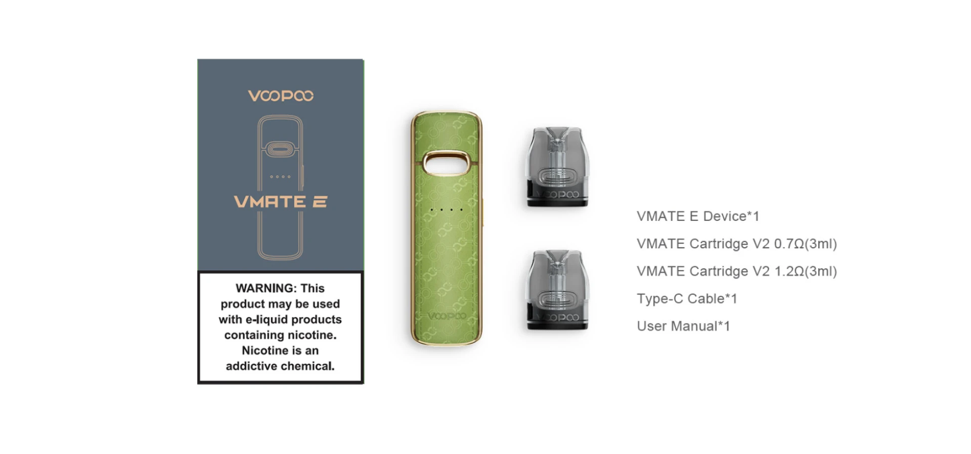 S338f4a02da2141998e73697b520478b5r-VOOPOO Vmate E Pod Kit Vape 3ml 20W 1200mAh Vmate V.Thru Pod/Vmate Patrone V2 Verdampfer Elektronische Zigarette VOOPOO Vmate E Pod Kit Vape 3ml 20W 1200mAh Vmate V.Thru Pod/Vmate Patrone V2 Verdampfer Elektronische Zigarette_S338f4a02da2141998e73697b520478b5r