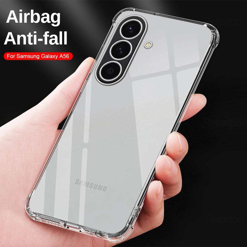 Shockproof Clear Silicone Soft Phone Case - Crystal Protection Cover