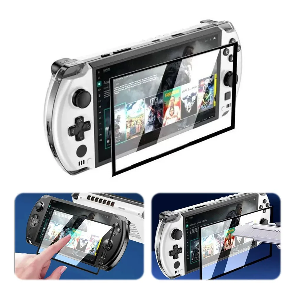 For GPD Win 4 Tempered Glass Films 9H Hardness Protection Cover Film Anti-Scratch Screen Film Anti-Fingerprint Game Accessories