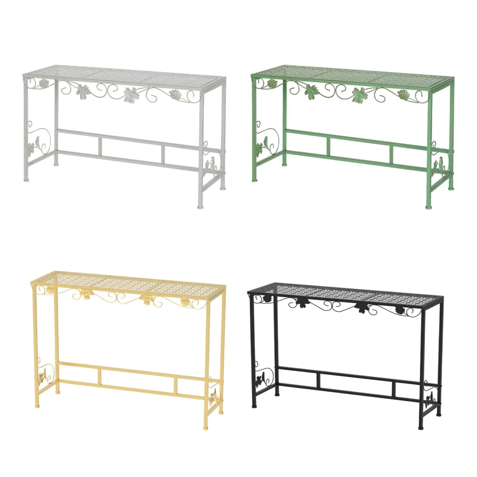 Plant Stand Flower Pot Holder Rack Gifts Planter Rack Display Shelves Metal Plant Stand Shelf for Outdoor Living Room Balcony