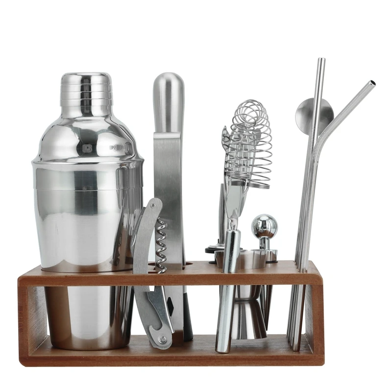 13 Piece Barware Tool Sets, Professional Cocktail Shakers Set Stainless