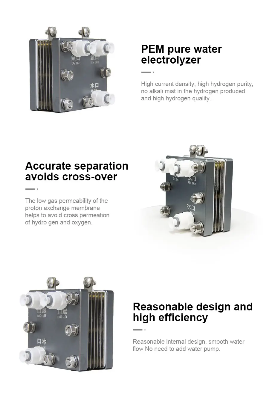 PEM Cell Electrolytic Water Hydrogen Production Hydrogen Absorption Machine 14A/