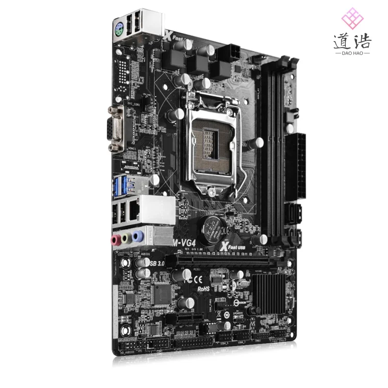For Asrock H81M-VG4 Motherboard 16GB LGA 1150 DDR3 Micro ATX H81 Mainboard 4 For Asrock H81M-VG4 Motherboard 16GB LGA 1150 DDR3 Micro ATX H81 Mainboard - Image 2