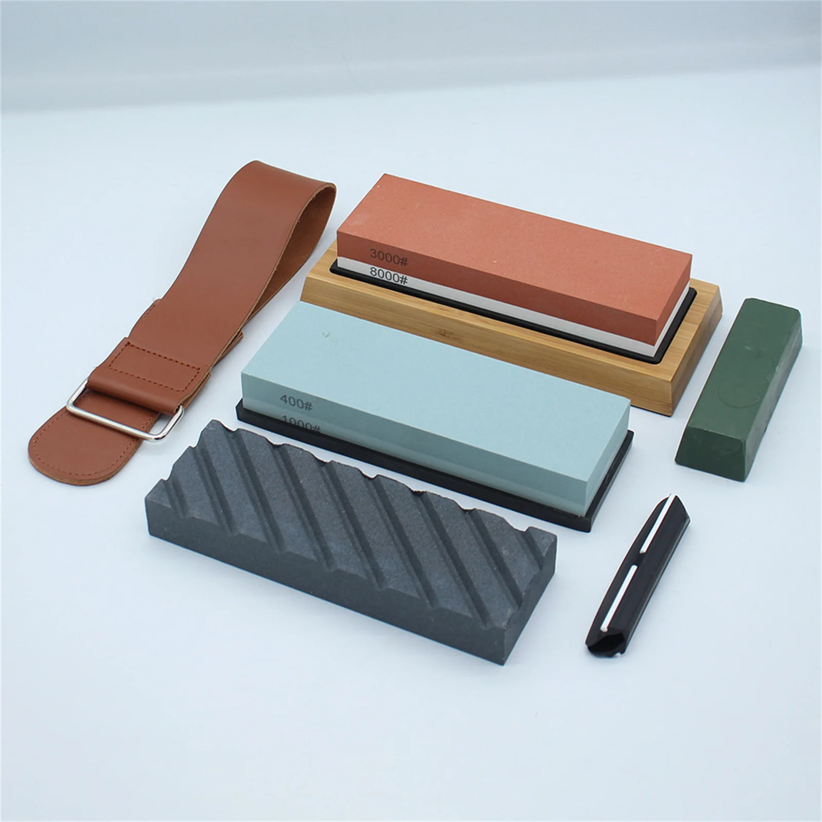 مبراة سكاكين احترافية 400/1000 و 3000/8000 مع قفاز...