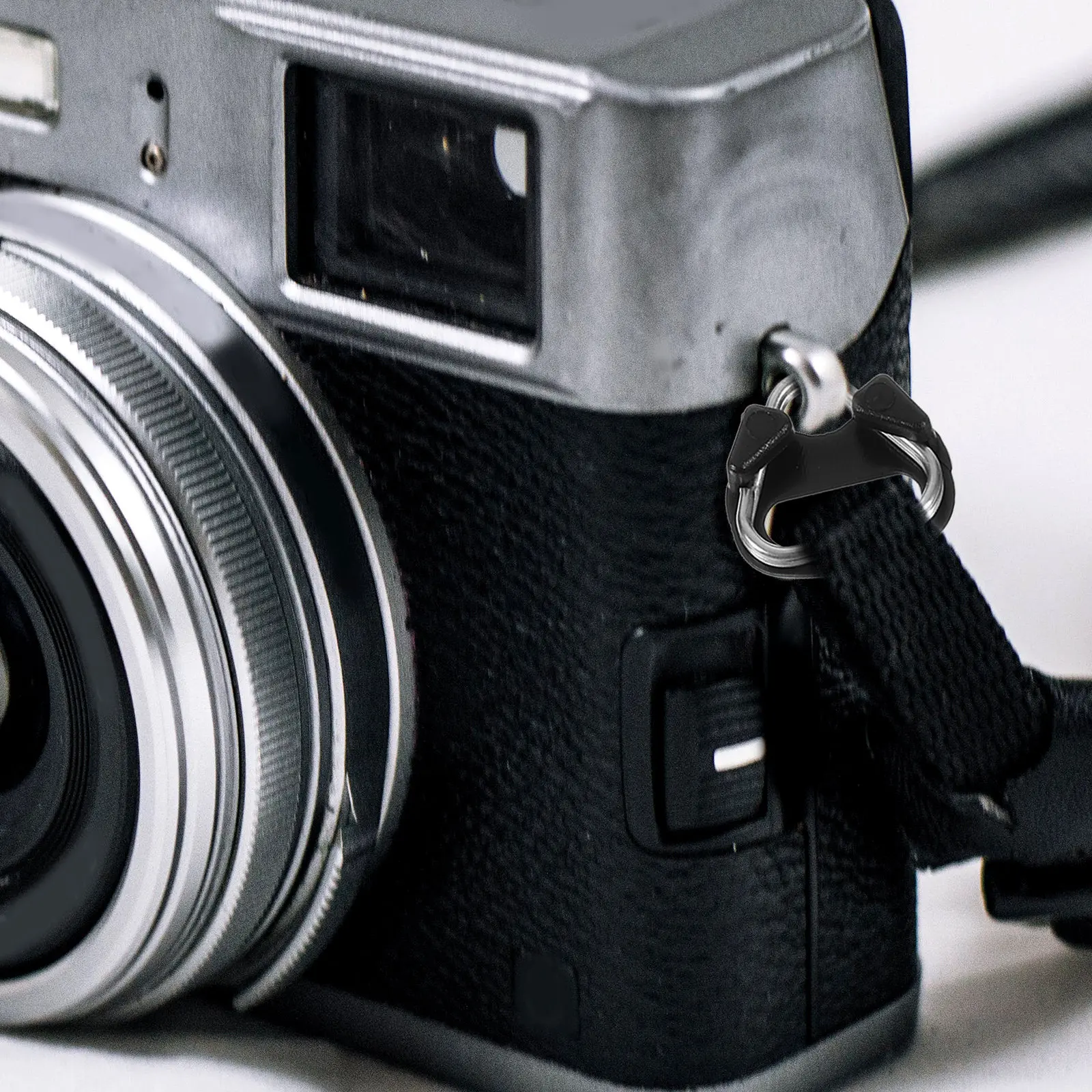 1세트 카메라 스트랩 커넥터 키트 러그 링 보호 커버 DSLR 미러리스 액션 카메라용 고강도 버클