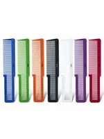 Wholesale Colorful Plastic Detangling Anti-Static Cutting Comb Carbon Fiber Hairdressing Combs 1