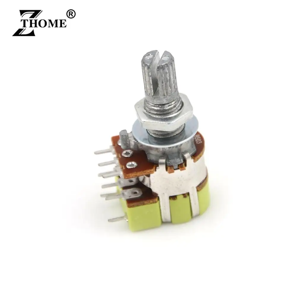 Mn50k Ohm Conico Lineare Potenziometro Per Chitarra Rotativa - Foto 4