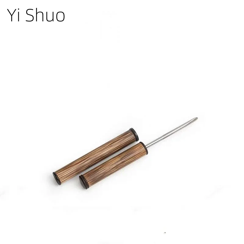Bamboo Pen Tea Knife Tea Ceremony Utensil Handmade Bamboo Dark Pu'er Needle Kung Fu Utensils China Accessories