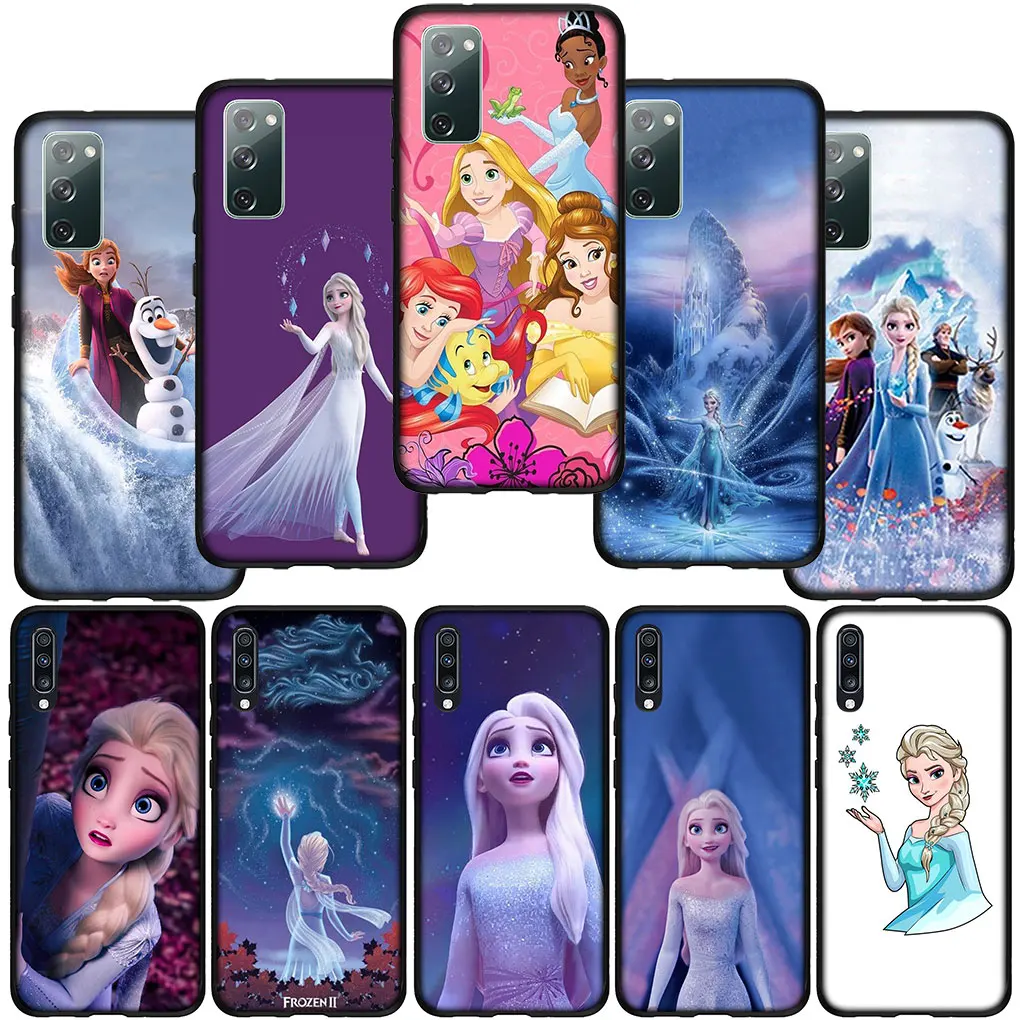 Frozen Princess Elsa Anna Soft Cover Per Huawei Y7A Y6P Y5P Y6 Y7 Y9 Prime 2018 Y8P Y9A Y8S Y9S P Smart 2019 Custodia Per Telefono