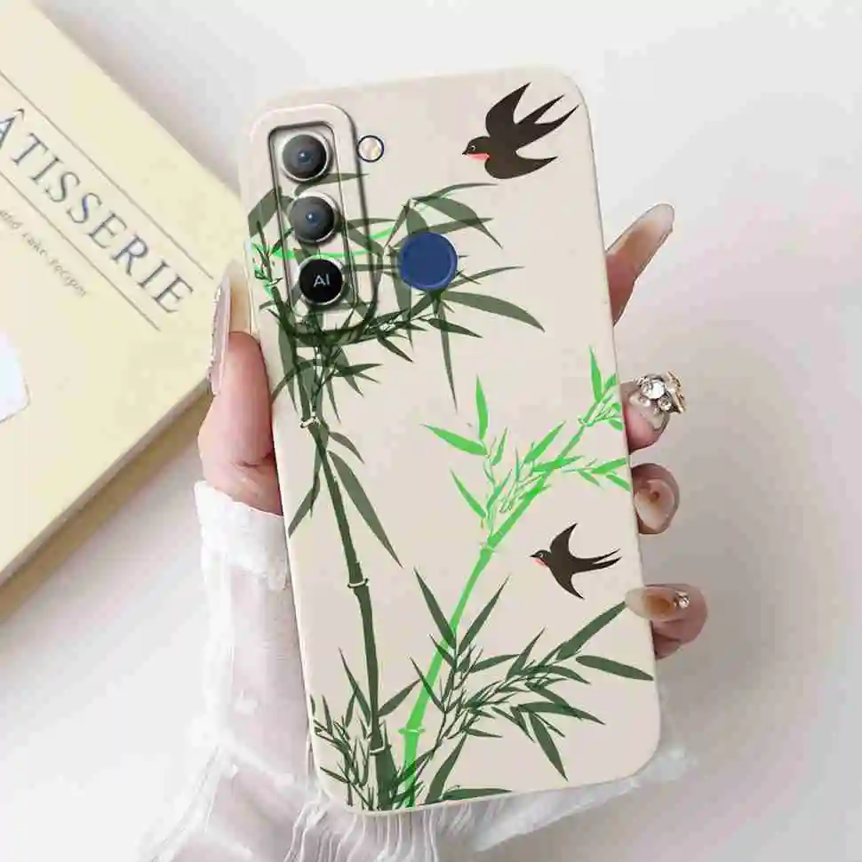Tecno Pop 5 LTE Shockproof Painted Silicone Phone Case
