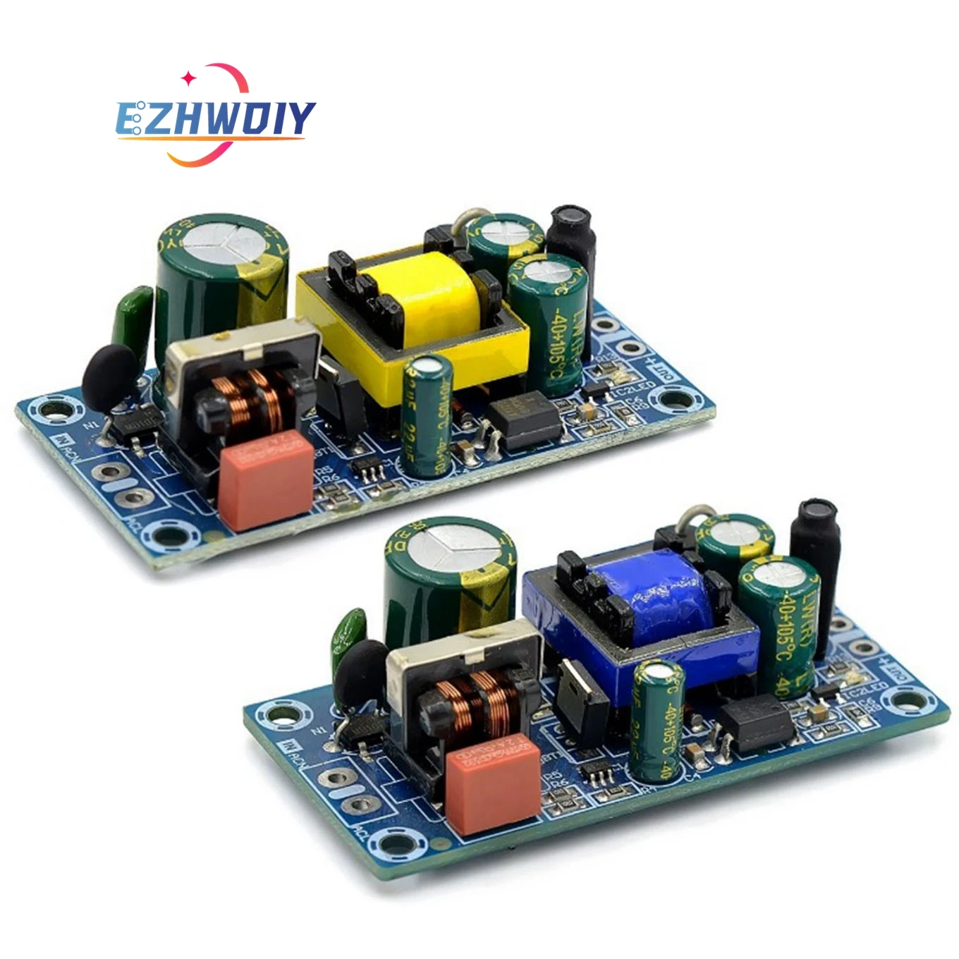 AC DC isolation switching power supply bare board Low Ripple 5V2A/12V1A