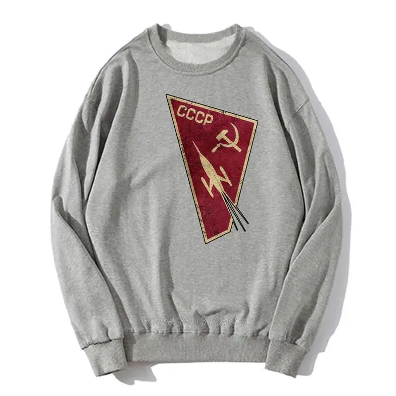 CCCP Kosmonaut Space Program Hoodie UDSSR Russland Roskosmos Übergroßer Pullover Unisex Sweatshirt – Detail 3