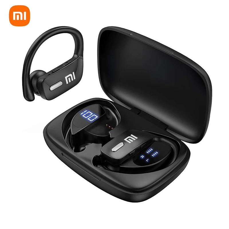 Беспроводные наушники XIAOMI T17, 48 часов работы, TWS наушники, Bluetooth, светодиодный дисплей, спортивные водонепроницаемые наушники с микрофоном