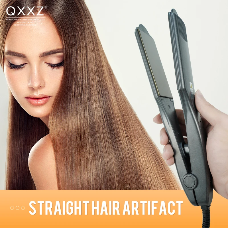 QXXZ Professional Hair Straightener Fast Heating Temperature Adjustable Dry Wet Dual Purpose Ironing Tool Iron Splint