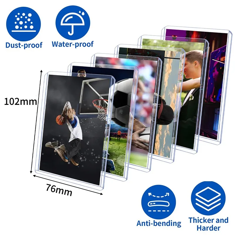 5/10/20/30/50Pcs Clear Toploaders Kpop Idol Photocard Sleeve Anti-scratch PVC DIY Gaming Trading Card HD Plastic Collect Holder 2