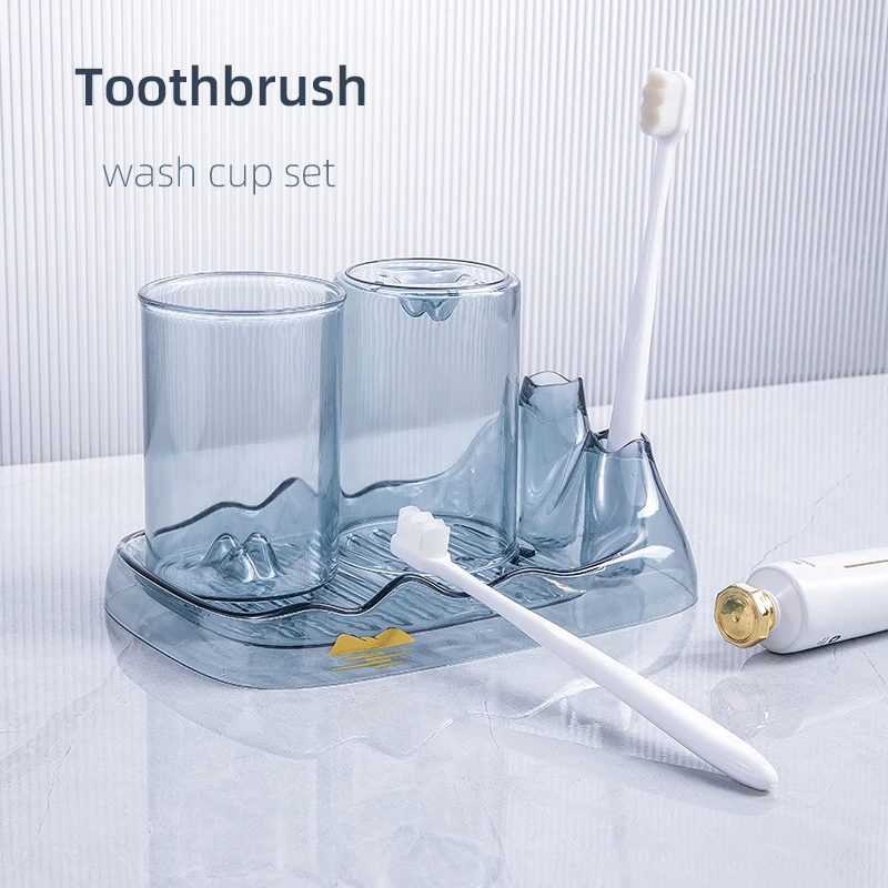 

Light Luxury Gargle Cup Toothbrush wash up Set Toothbrush Storage Tooth Mug Cup Organizer Bathroom Accessories