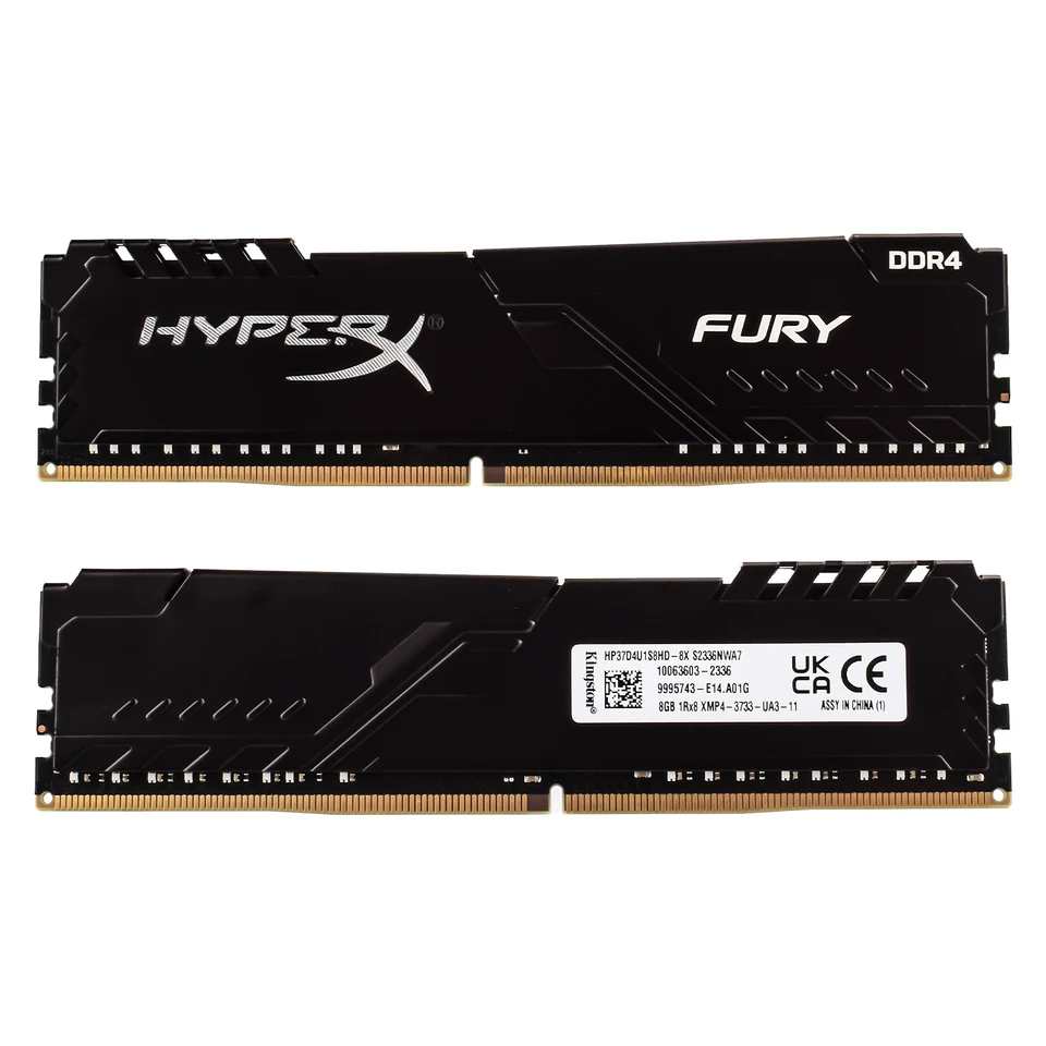 HyperX FURY DDR4 Memory 8GB 3733MHz DIMM XMP Memoria Ram 288pin