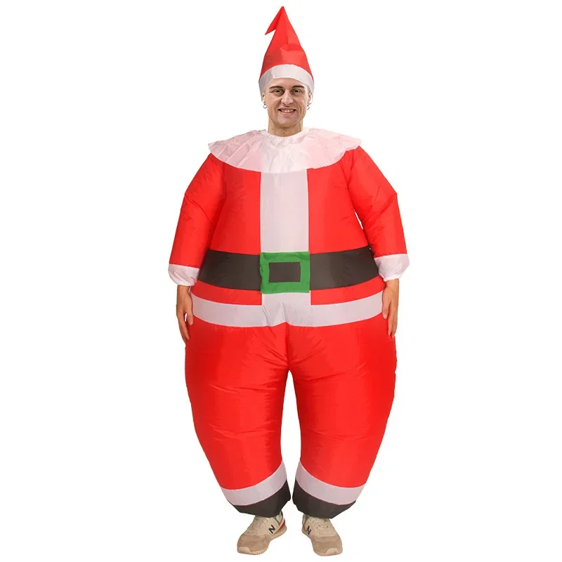thumbnail image 1 of Disfraces inflables divertidos de Navidad, Papá Noel, alce, muñeco de nieve, árbol, pingüino, adultos, niños, Halloween, Navidad, accesorios de fiesta de carnaval de fantasía, 1 of 5