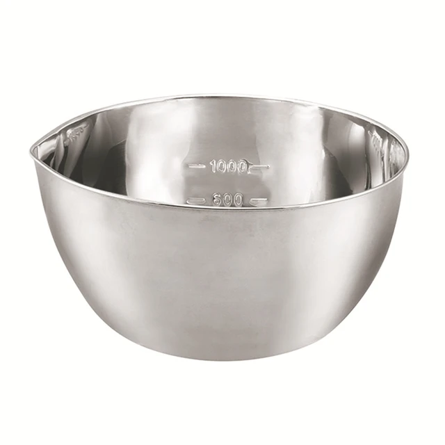 Stainless Steel Bowls Mixing Bowl Deep Mixing Egg Bowls 21x13cm Kitchen  Metal Bowl for Baking Salad - AliExpress