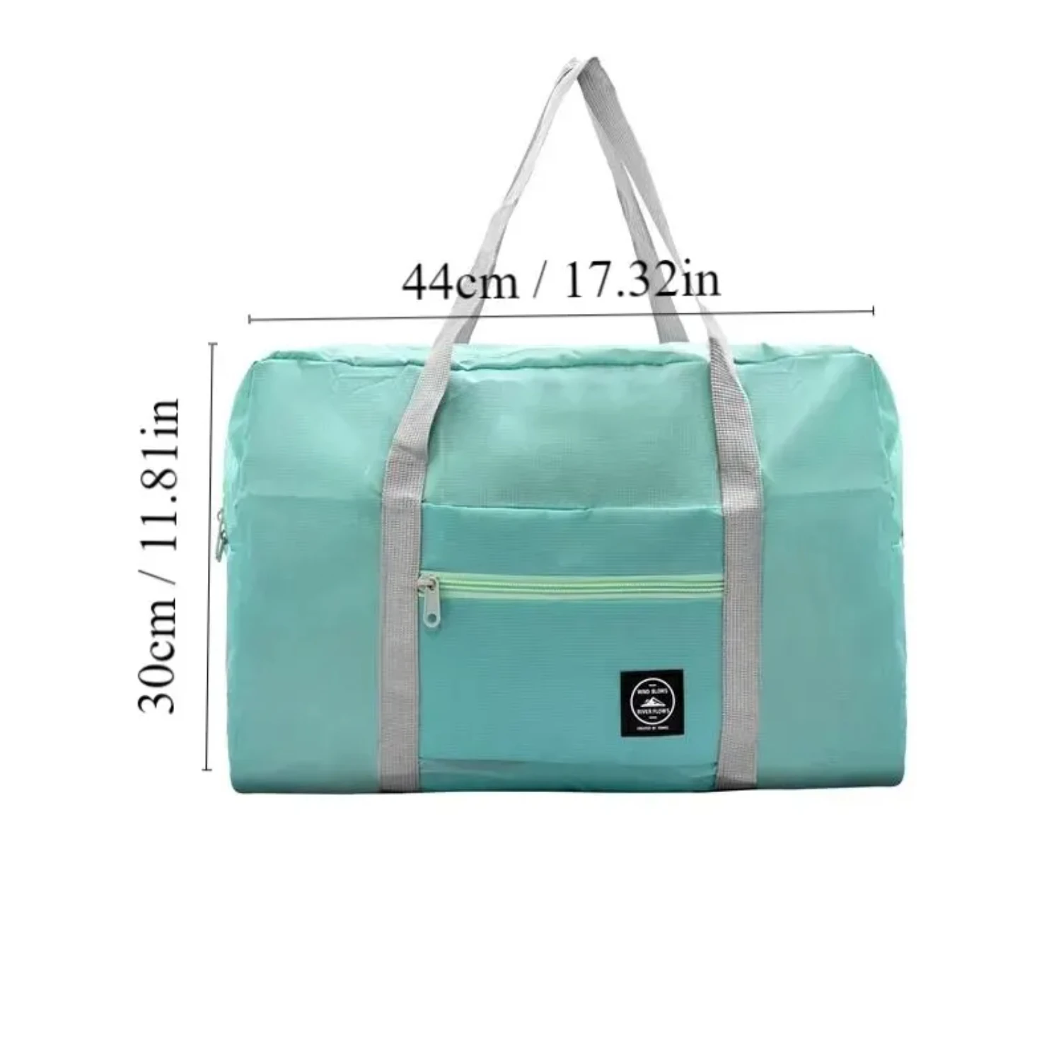 1Pc Red/Navy/Green Multifunctional Folding Travel Bag Single Shoulder Hand Luggage Large Capacity Waterproof