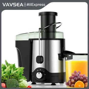 VAVSEA 600W Juicer Machine, Anti-Drip Centrifugal Juice Extractor with 3-Inch Feed Chute for Whole Fruits & Vegetables, BPA-Free 1