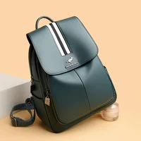 Womens Leather Backpacks Shoulder Bags for Teenagers Girls Ladie Travel Backpack High Quality High-capacity knapsack Sac A Dos 1