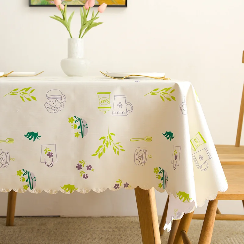 

B106tablecloth waterproof oil-proof no-wash ins internet celebrity desk dining table tablecloth coffee table mat rectangular