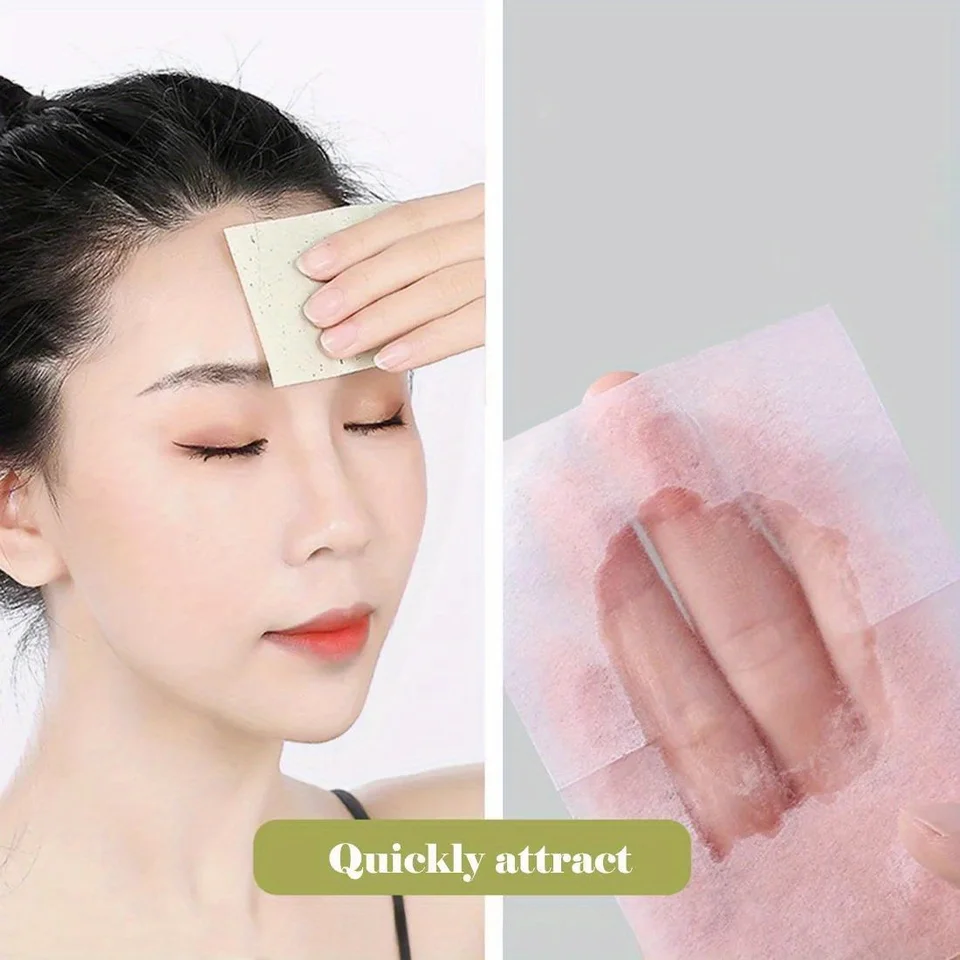 Portable Oil Absorbing Blotting Paper 100 Pieces