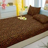 1 Simple Modern Leopard Print Printed Matte Fitted Sheet, Bedroom Printed Bed Cover, Bedding (Excluding Pillowcases) 4