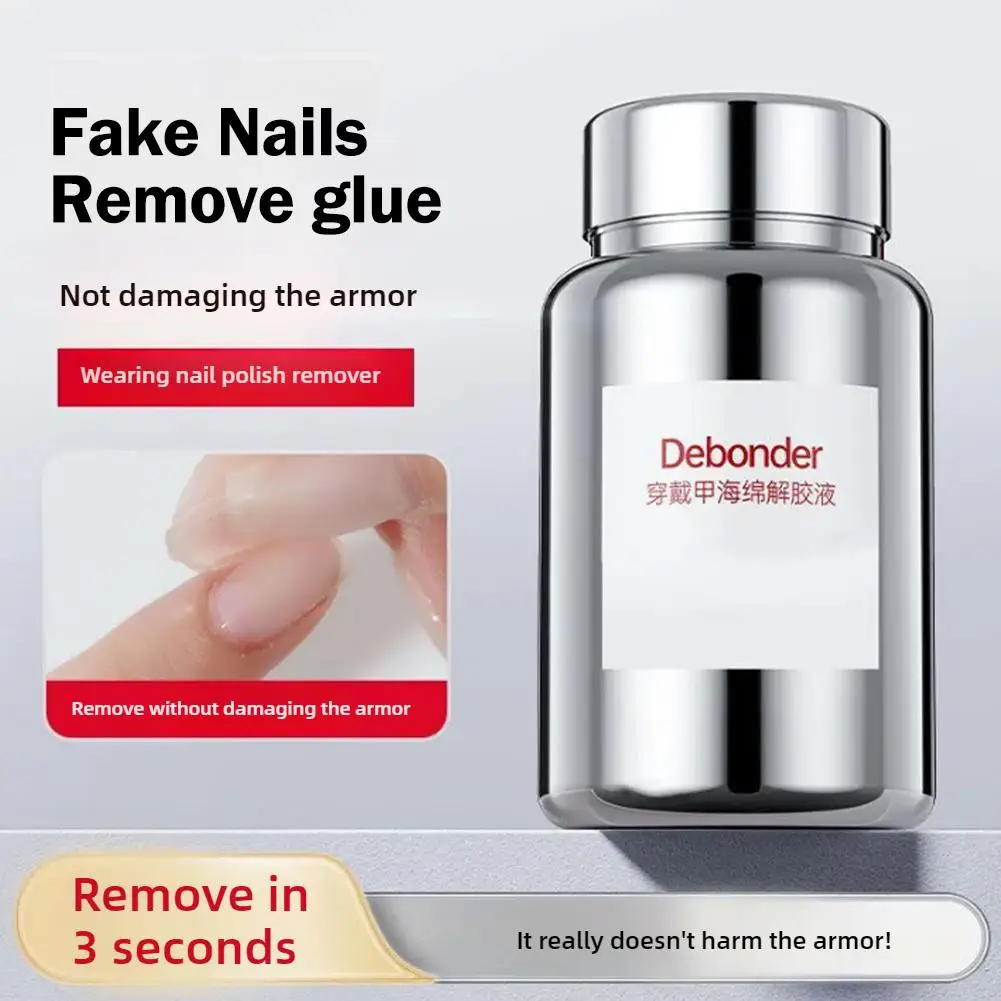 Nail Polish Remover Gel for False Nails Removal No Damage