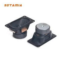 SOTAMIA 2Pcs Full Range Audio Speaker 8 Ohm 20W Rectangular Runway HIFI Speaker 16 Core Bubble Edge Multimedia Loudspeaker 4890 1