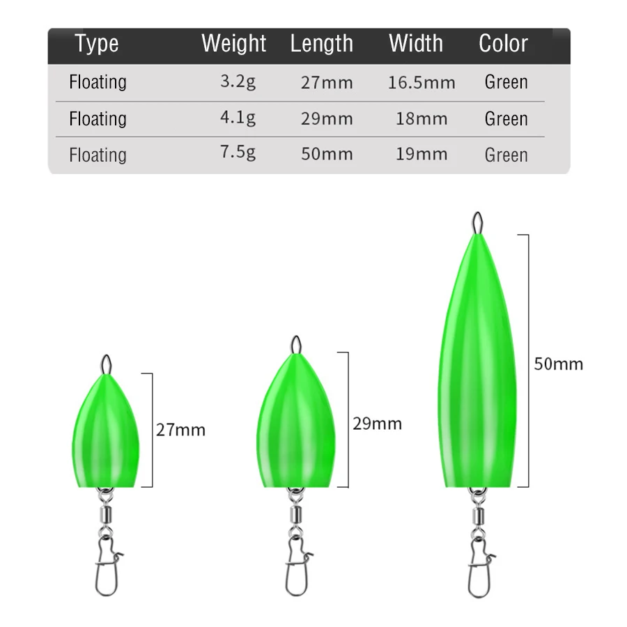 Quick Set Up Fishing Sinkers 10Pack Bullet Fishing Weights with Swivel Snap  Floating Sinking Fishing Sinker Saltwater Freshwater