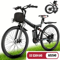 26" Folding Electric Bike for Adults, with 500W Motor,48V 20MPH Removable Battery, Up to 50Miles Range, Cruise Control 1