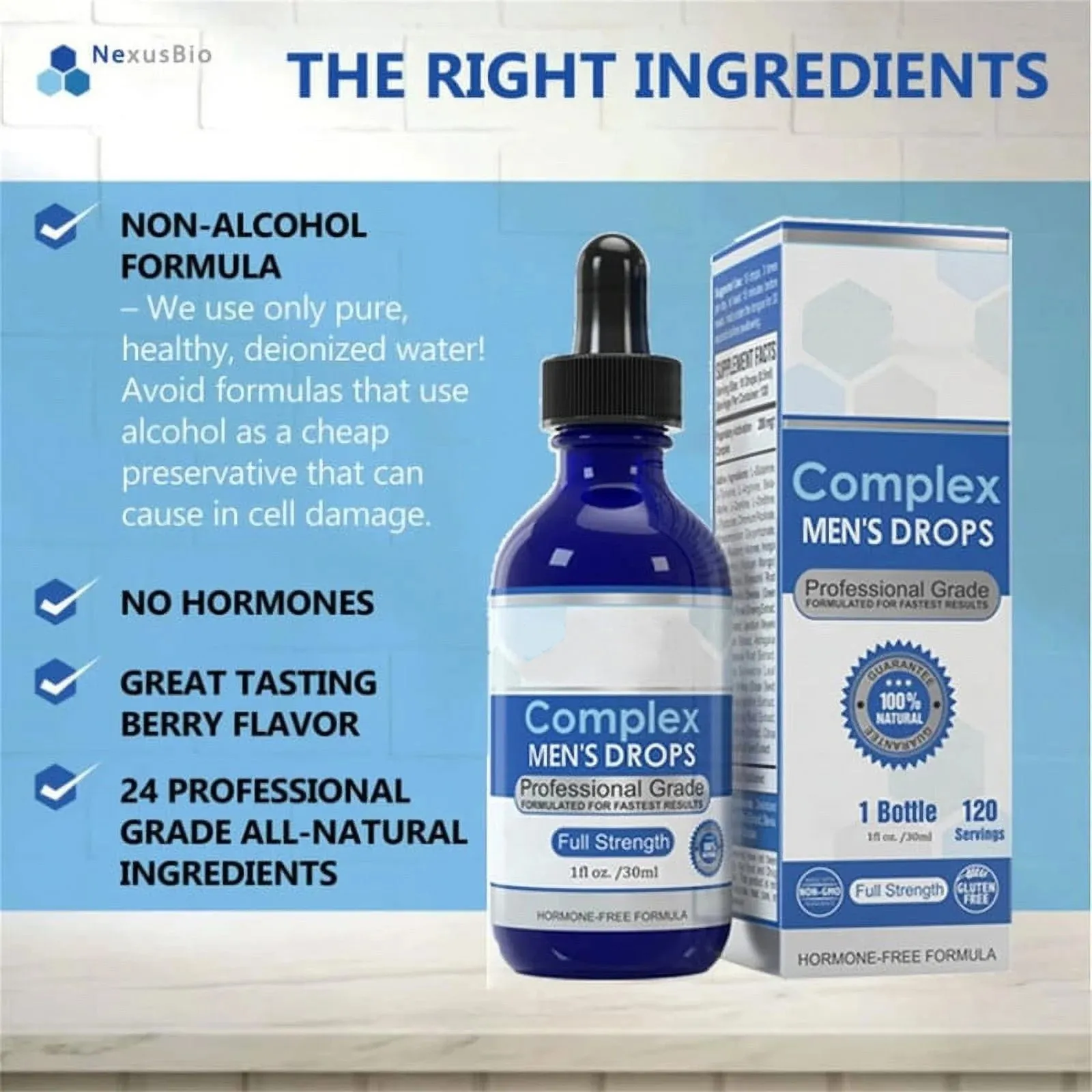 Men's Drops Oil 30ml for Desire Increase