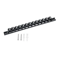 Durable Plastic Screwdriver  Plastic Rail Storage Rack for Wrenches Pliers for Mechanics and Hobbyists 1