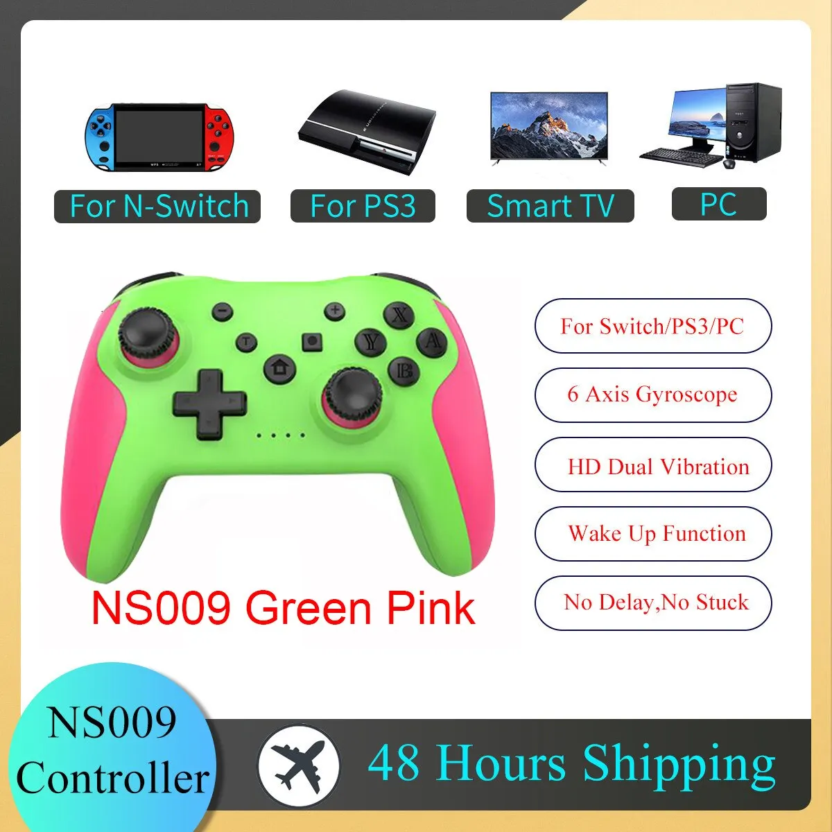 Gaminja ns009 Bluetoothゲームコントローラーワイヤレスゲーム