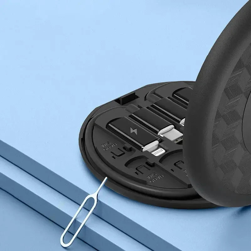 Multifunctional USB Data Cable Set with Storage Box