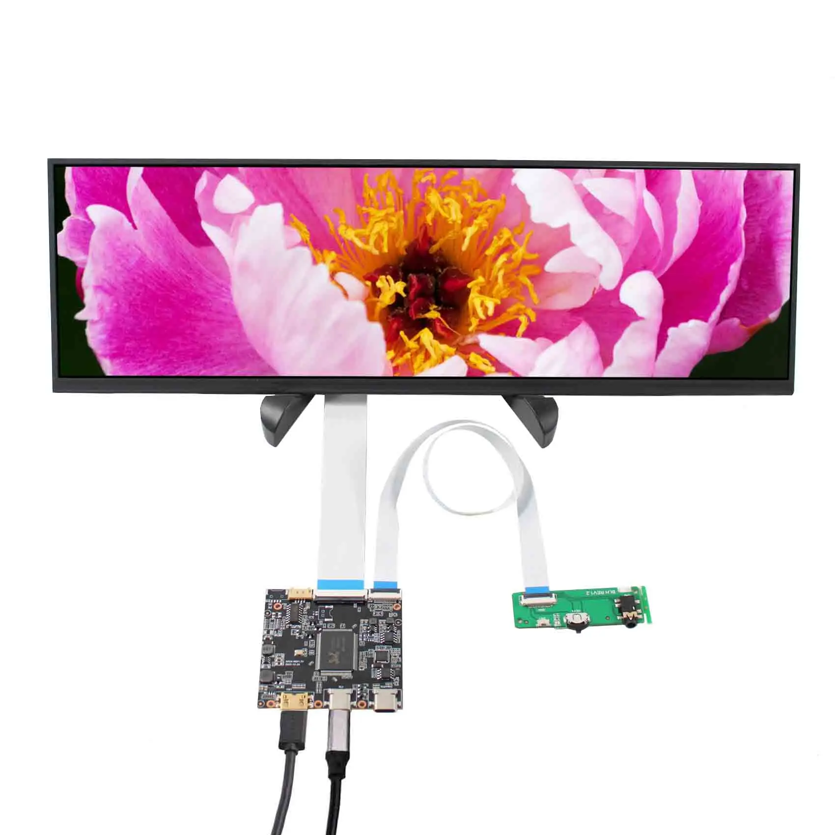 

14.5" 2560x720 2K IPS Streteched Bar LCD Screen and HDMI Type C Controller Board